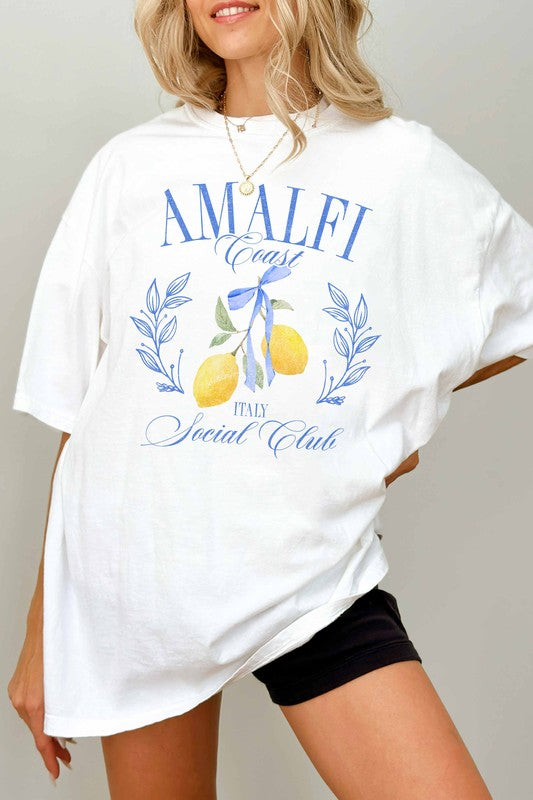 Amalfi Coast Oversized Graphic Tee