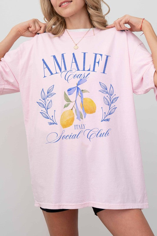 Amalfi Coast Oversized Graphic Tee