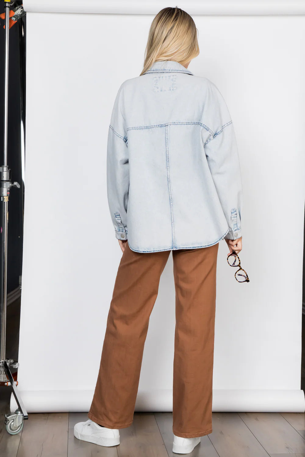 Oversized Denim Shacket