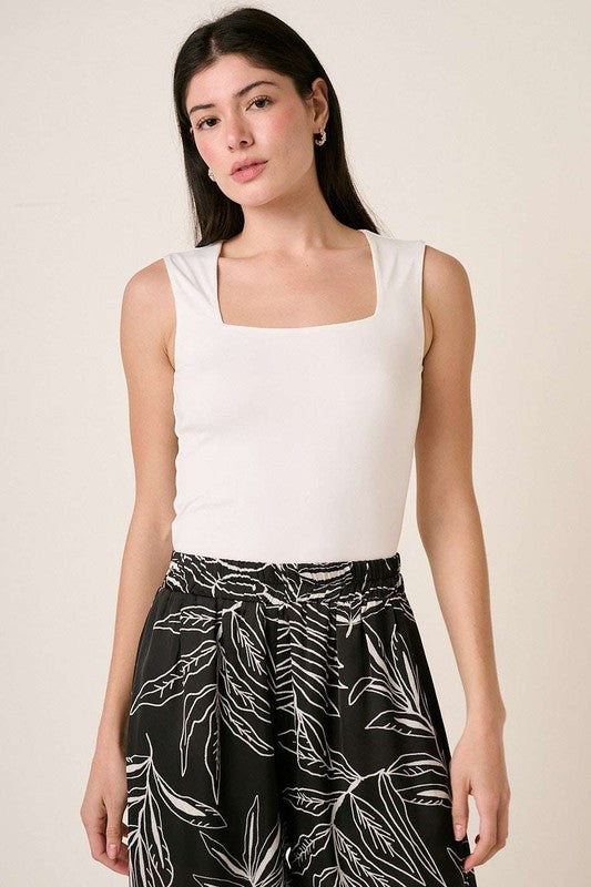 Square Neck Tank Bodysuit