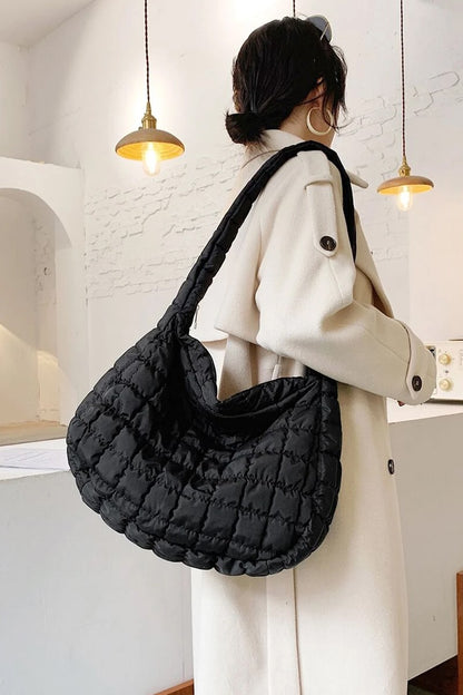 Quilted Crossbody Tote