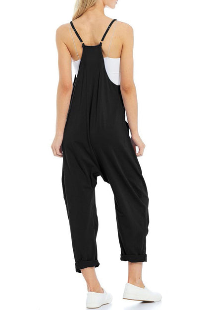 Black Hot Shot Jumpsuit