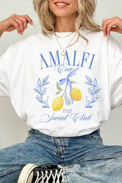 Amalfi Coast Oversized Graphic Tee