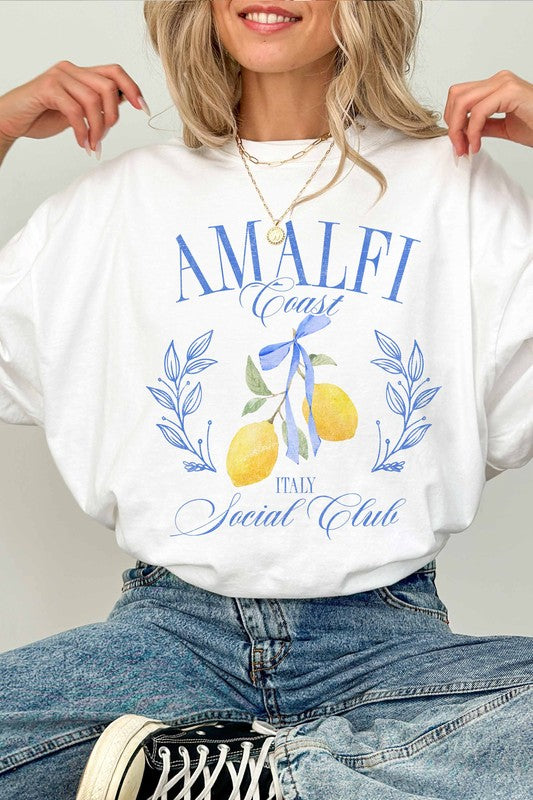 Amalfi Coast Oversized Graphic Tee