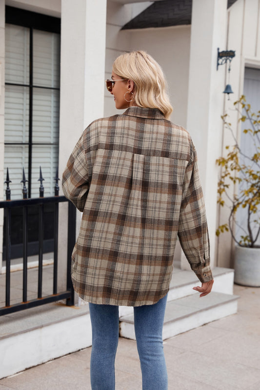 Drop Shoulder Flannel