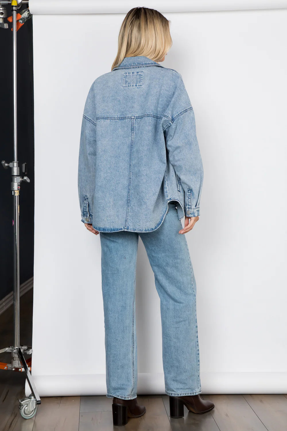 Oversized Denim Shacket