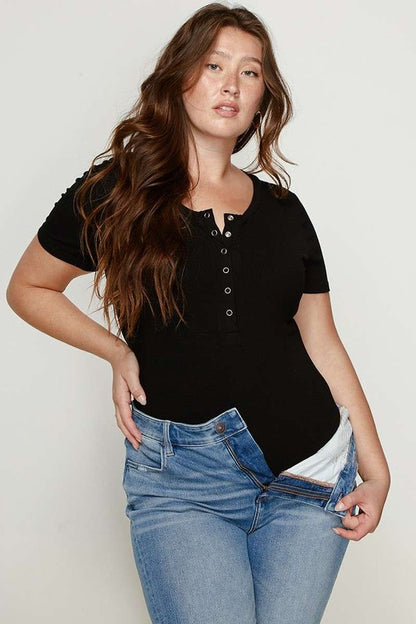 Button Down Bodysuit