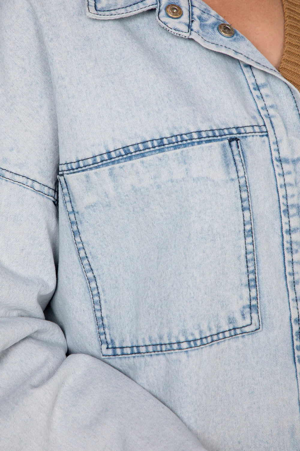 Oversized Denim Shacket