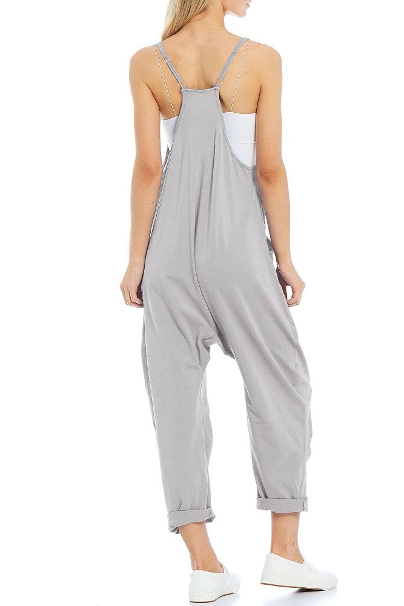 Light Gray Hot Shot Jumpsuit