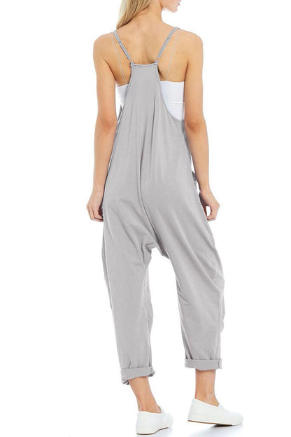 Light Gray Hot Shot Jumpsuit